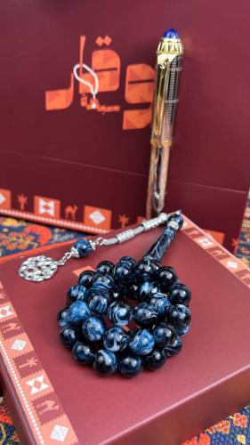 طقم قلم + سبحة بكلايت مجانا