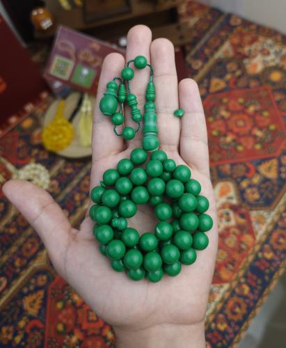 سبحة بلياردو اخضر ملكي تمليكة