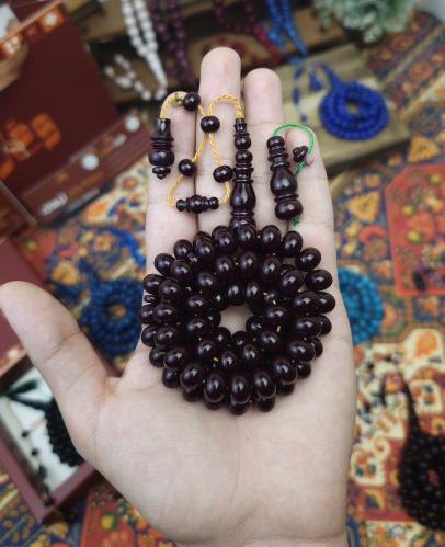 سبحة فاتوران عنابي غامق ذروي تمليكة