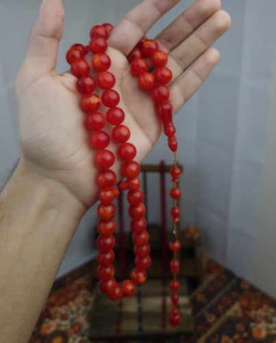 سبحة فاتوران جزري معرق تمليكة