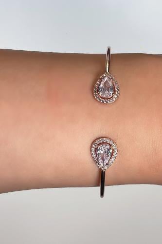 Tear of Stone bangle rose