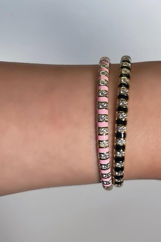 neon enamel - black