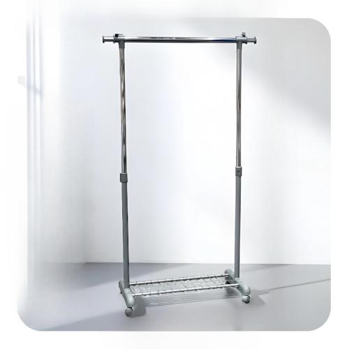 علاقة ملابس متحركة 160*80 سم - لون رمادي