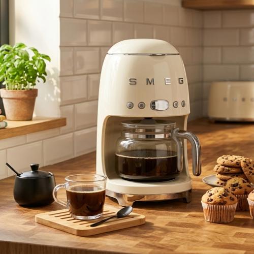 ماكينة تحضير القهوة ترشيح بالتنقيط SMEG نمط الخمسي...