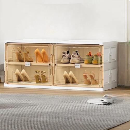 جزامه احذيه مزدوجة بلاستيك 2 دور باللون الابيض- مق...