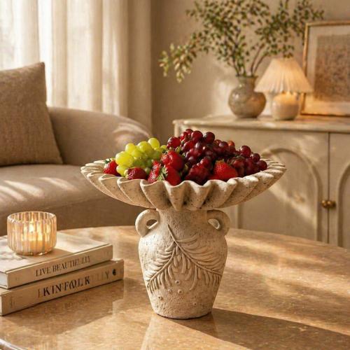 صحن تقديم فواكه يناسب العزومات والمناسبات - نقوش م...
