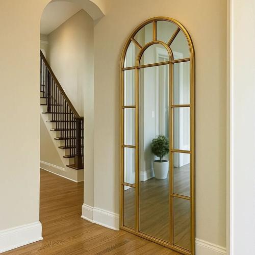 مرايا ستاند مودرن - لون ذهبي