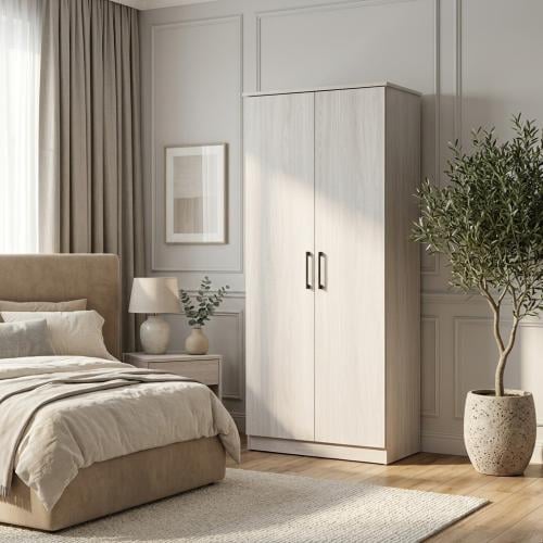 دولاب ملابس بتصميم أنيق ومودرن مقاس 177x78x40 سم
