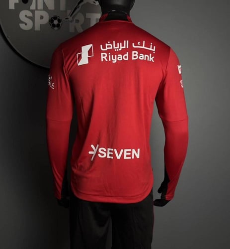 سويتر تمارين الهلال الجديد 2026 لون أحمر