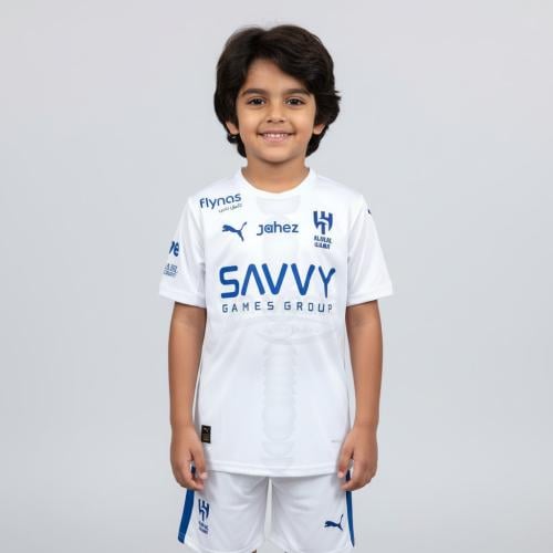 طقم الهلال اطفال الاحتياطي 2026 لون ابيض