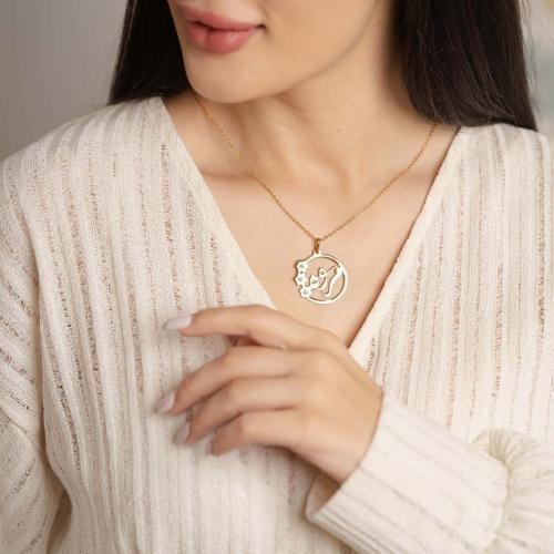 سلسال نسائي فخم لون فضي