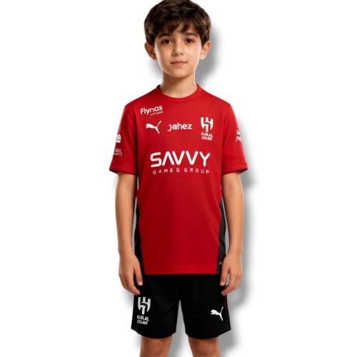 طقم تمارين الهلال الاحمر الجديد اطفال