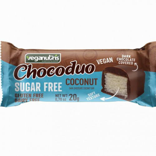 شوكودو جوز الهند خالي من السكر 20 جم