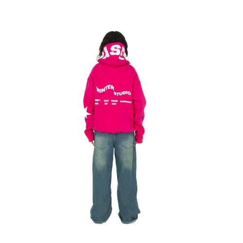 WINTER STUDIO PINK HOODIE