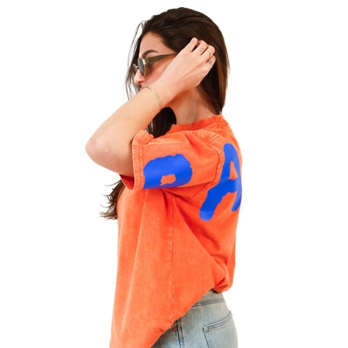 oversized orange washed T-shirts