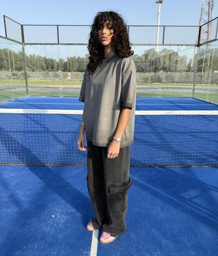 Dark Grey Basic T-shirt