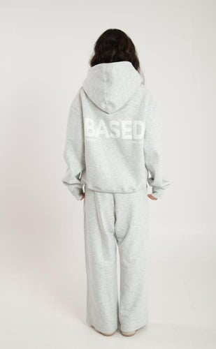 Light Heather Grey Hoodie