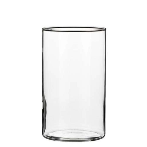 مزهرية كارلي أسطوانية من الزجاج