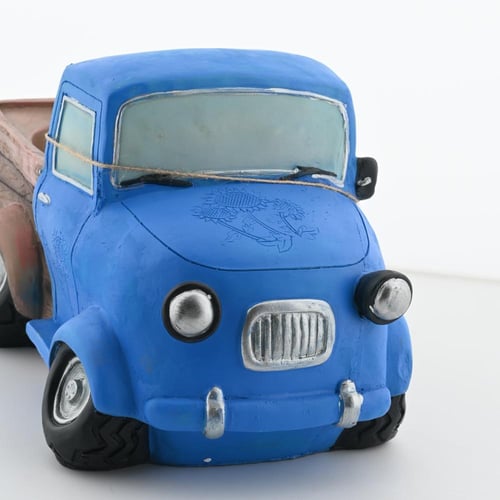 زينة الحديقة على شكل شاحنة بطراز قديم (20 سم)