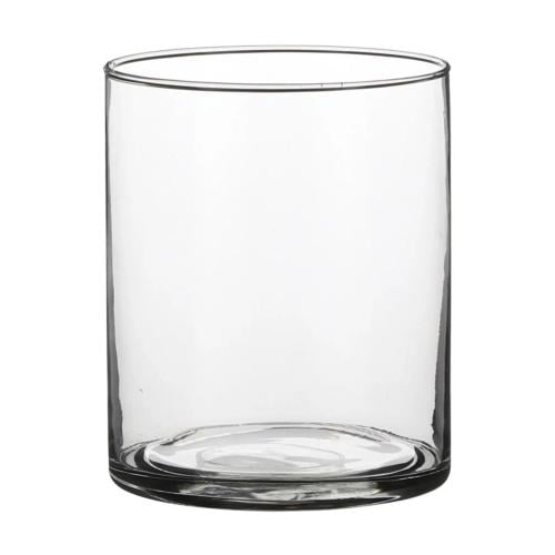 مزهرية كارلي أسطوانية من الزجاج