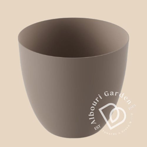 حوض نبات بلاستيكي على شكل وعاء (⌀: 18 سم)