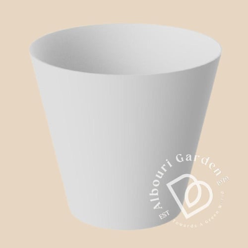 أحواض زرع بلاستيك على شكل مخروطي ⌀ :18 سم)