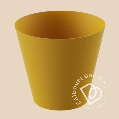 أحواض زرع بلاستيك على شكل مخروطي ⌀ :18 سم)