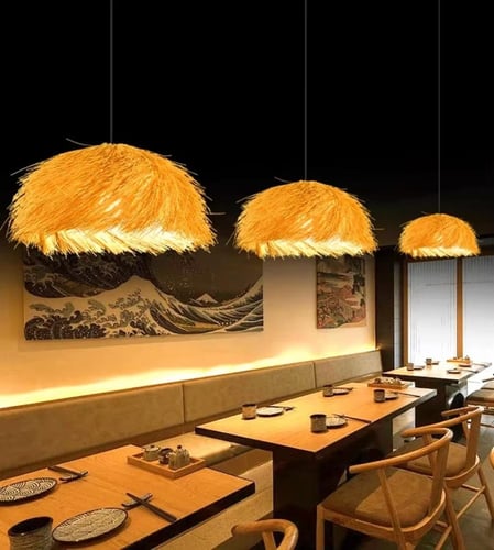 علاقي خزف ريش دائري تراثية قش علاقي كلاسيكية