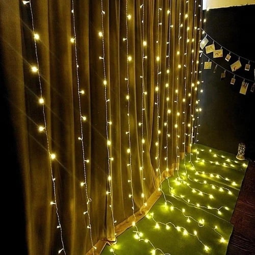 ستارة مقاس3×6 متر ستارة حبل زينة 400 لمبة