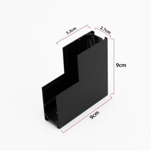 زاوية مسار خارجي قبل التأسيس بين السقف والجدار