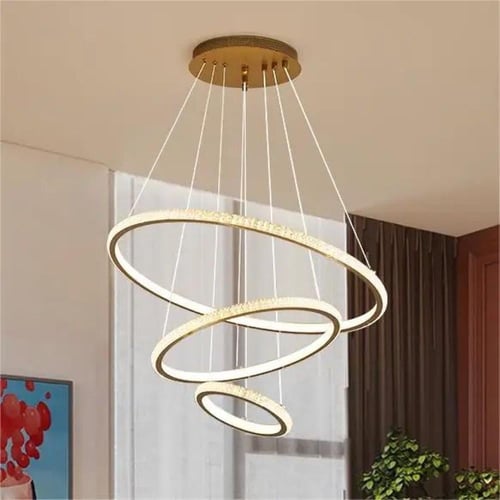 ثريا موردن 3 حلقات ذهبي تصميم مميز وحصري بقطر 120...