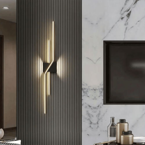 انارة جدارية ليد بـ3 اضاءة بتصميم ابداعي بطول 100...