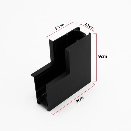 زاوية مسار داخلي قبل التأسيس بين السقف والجدار