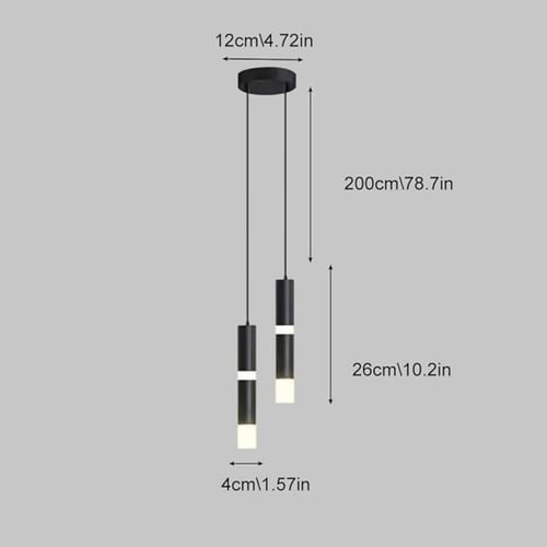 علاقي ليد ثنائي اسطواني ثلاثه لون