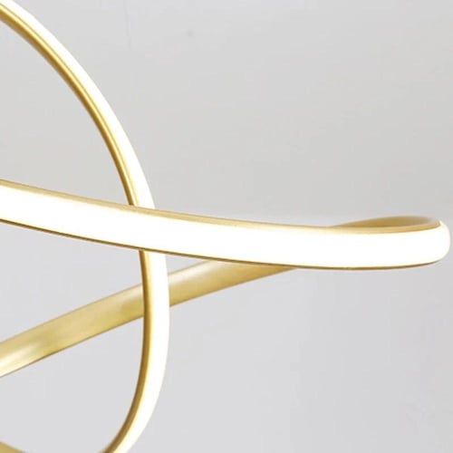 ثريا مودرن ليد حلقات اوروبي ثلاث اضاءات قطعة فنية...