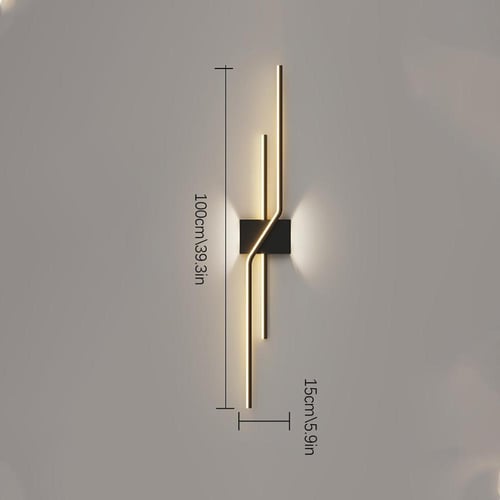 انارة جدارية ليد بـ3 اضاءة بتصميم ابداعي بطول 100...