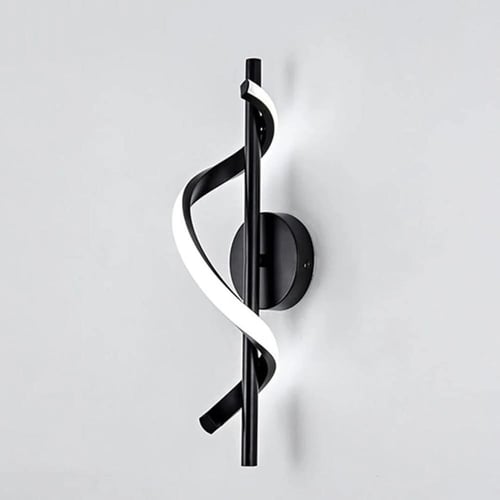 ابليك جداري مودرن فخم ذهبي مع 3 إضاءات