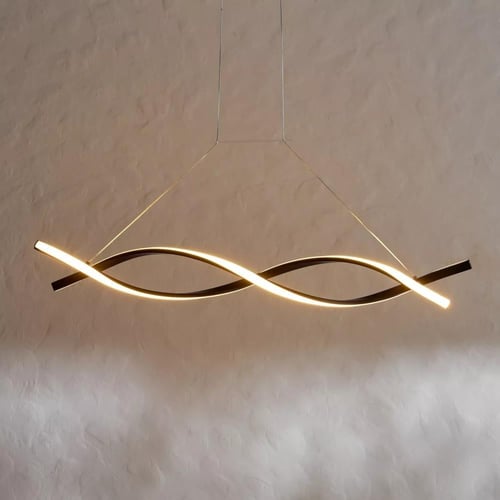 ثريا مودرن ليد حلزوني 3 إضاءات مع ريموت تحكم ( متو...