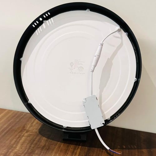 لمبة سقف لطش بنل 30 واط 12 بوصة (جرم اسود)ضمان 2 س...