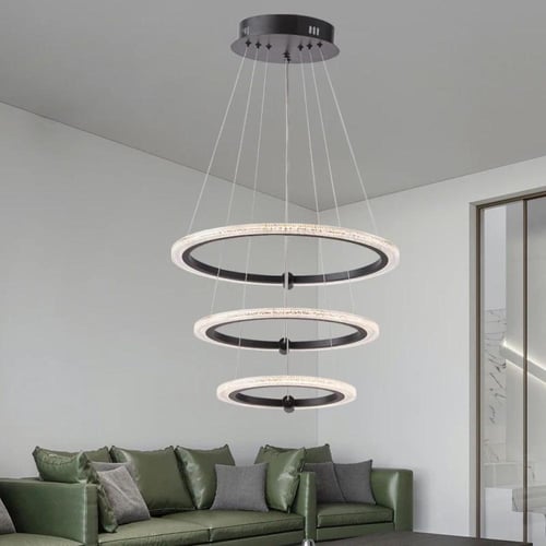 ثريا موردن 3 حلقات اسود تصميم مميز وحصري بقطر 120...