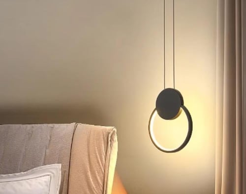 ثريا علاقي موردن حديث لد دائري بثلاثة اضاءة