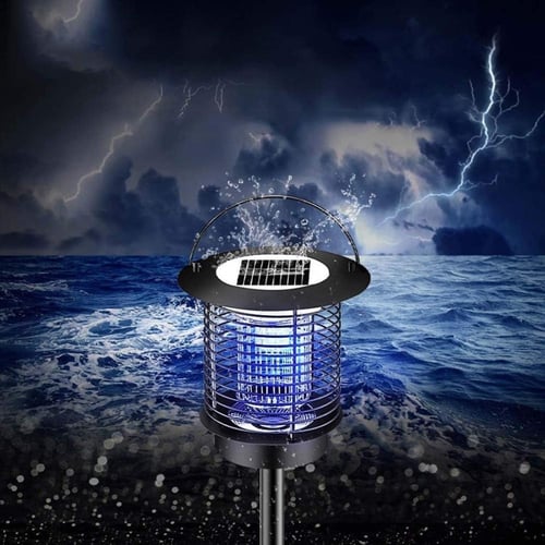 مصباح قاتل البعوض يعمل بالطاقة الشمسية للاستخدام ا...