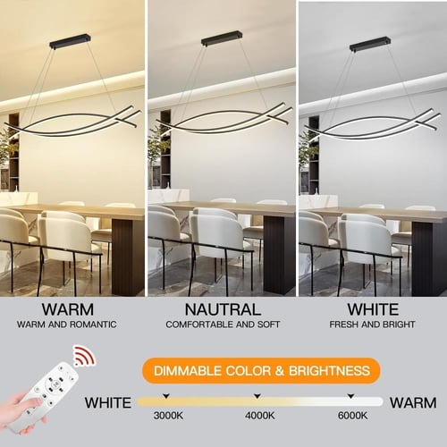 ثريا مودرن ليد 3 إضاءات مع ريموت تحكم ( متوفرة بعد...