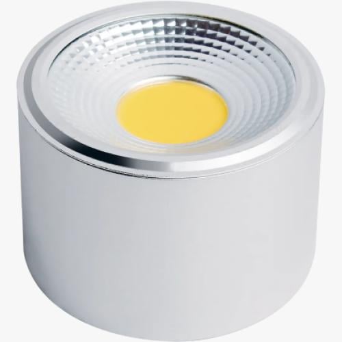 كشاف سلندر أبيض* اسود 10 سم بقوة 10واط ضمان 2 سنوا...