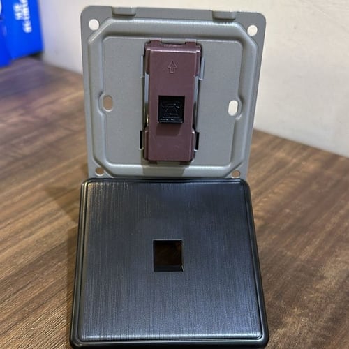 فيش تلفون مفرد MR اسود ضمان 25سنة