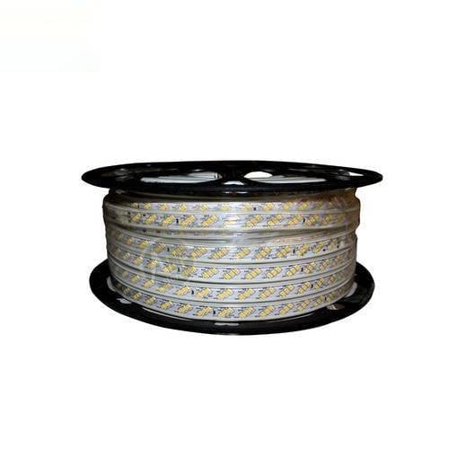 شريط ليد 50 متر 3 خط لون اصفر 12 واط ضمان 2 سنوات