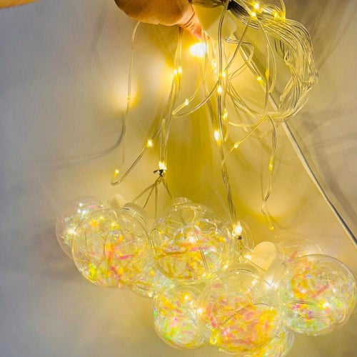 زينة رمضان ستارة أضواء LED من الأسلاك النحاسية على...