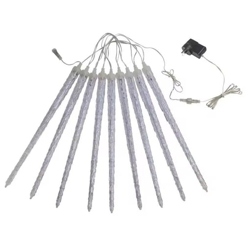 مصابيح تساقط ثلج كبير حلزوني 8 اصابع بطول 3 متر