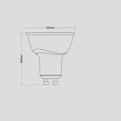 لمبة ليد GU10 عدسة سيراميك ضد التوهج 9 واط ضمان 2...