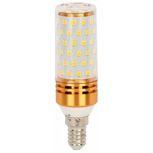 لمبة أسطوانة 12 واط أصفر او ثلاثة لون 3/1 E14